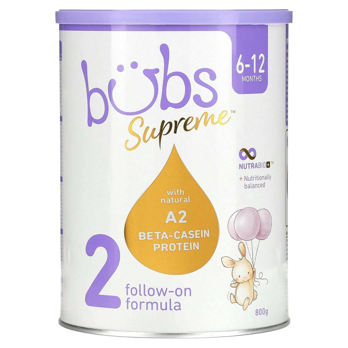 Aussie Bubs, Supreme Follow-On Formula, 6-12 Months, 800 g - Supply Center USA