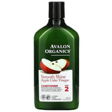 Avalon Organics, Conditioner, Smooth Shine, Step 2, Apple Cider Vinegar, 11 oz (312 g) - Supply Center USA