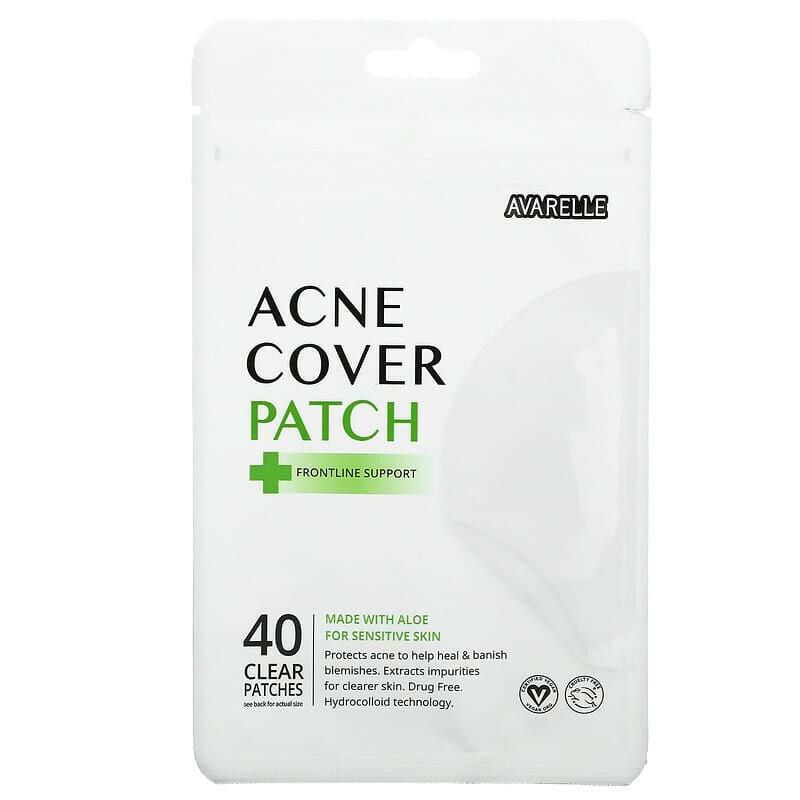 Avarelle, Acne Cover Patch, Frontline Support, 40 Clear Patches - Supply Center USA