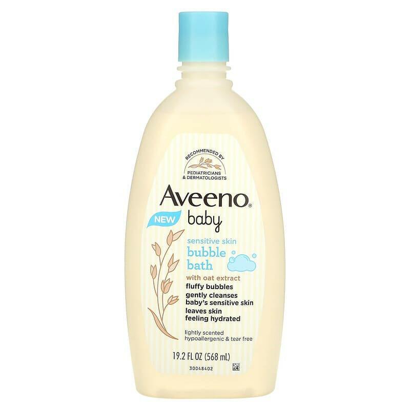 Aveeno, Baby, Bubble Bath with Oat Extract , 19.2 fl oz (568 ml) - Supply Center USA