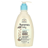 Aveeno, Baby, Daily Moisture Wash & Shampoo, With Shea Butter, Coconut, 12 fl oz (354 ml) - Supply Center USA