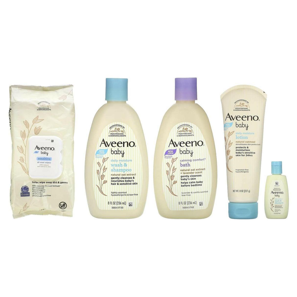 Aveeno, Baby, Welcome Little One Gift Basket , 6 Piece Set - Supply Center USA