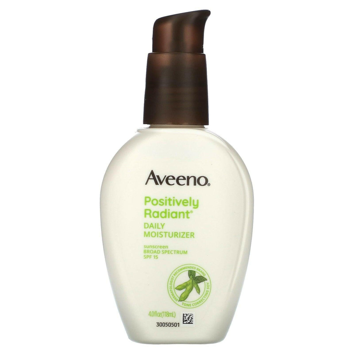 Aveeno, Positively Radiant, Daily Moisturizer Sunscreen, SPF 15, 4 fl oz (118 ml) - Supply Center USA