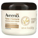 Aveeno, Tone + Texture Renewing Night Cream, Fragrance Free, 8 oz (227 g) - Supply Center USA