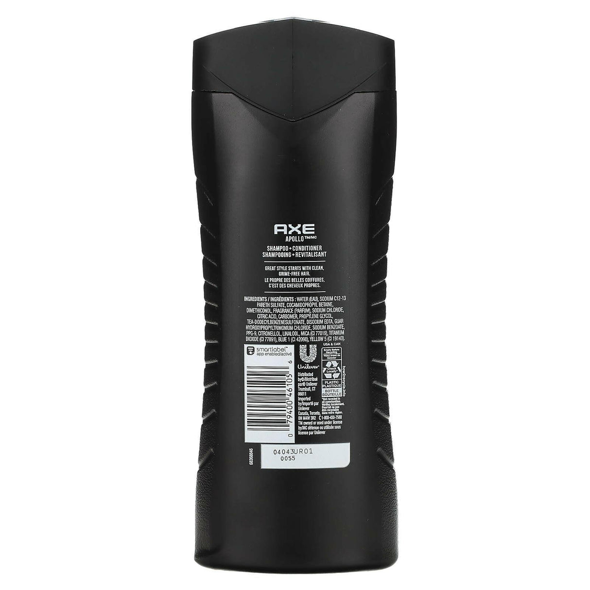 Axe, Hair, Apollo, 2 In 1 Shampoo + Conditioner, 16 fl oz (473 ml) - Supply Center USA