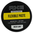 Axe, Messy Look, Flexible Paste, Medium Hold/Low Shine, 2.64 oz (75 g) - Supply Center USA