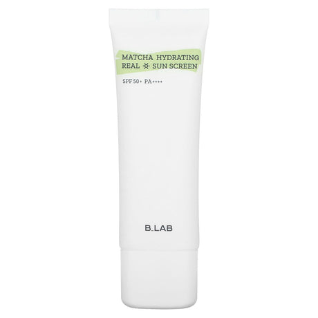 B_Lab, Matcha Hydrating, Real Sunscreen, SPF 50+ PA++++, 1.69 fl oz (50 ml) - Supply Center USA