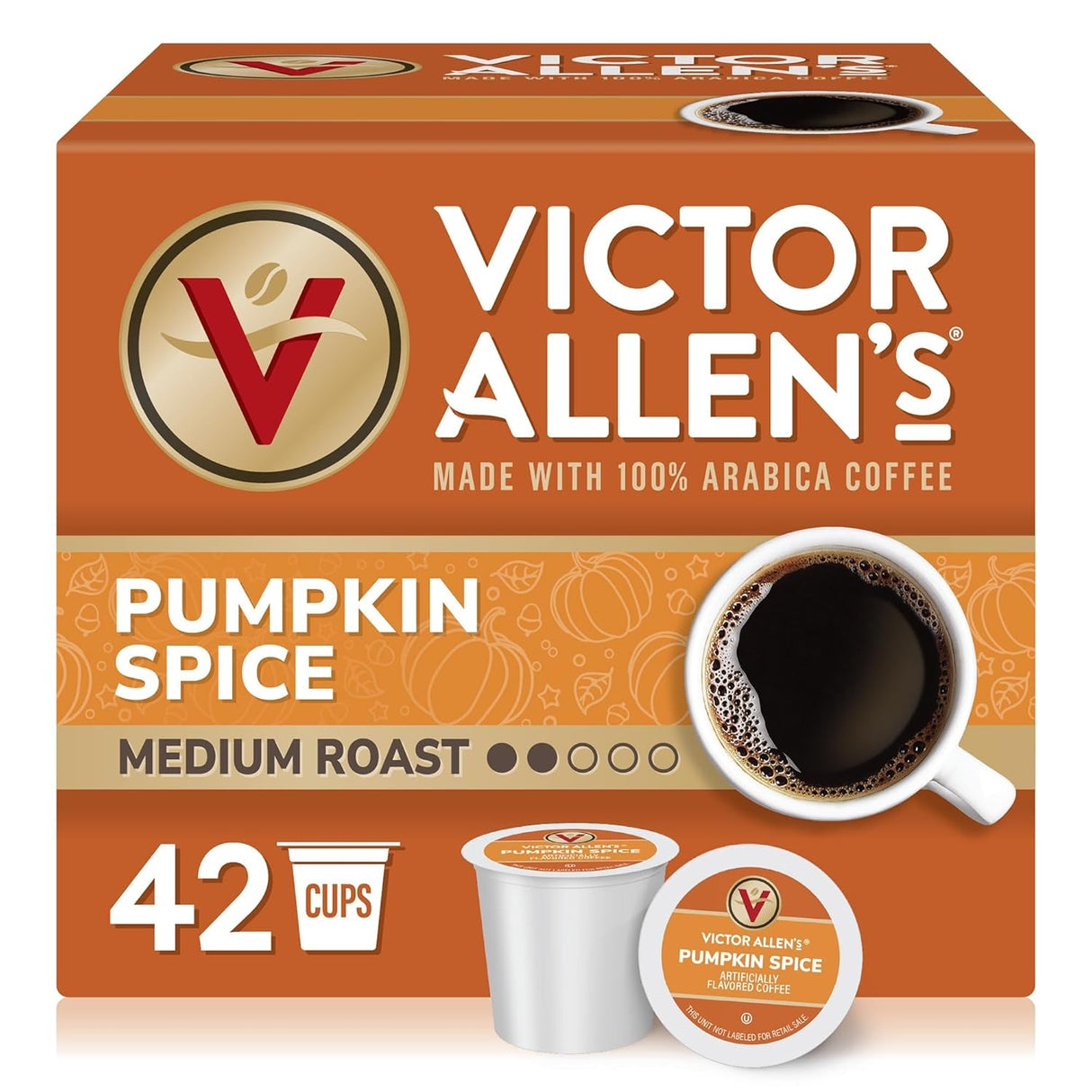 Victor Allen'S Coffee Variety Pack (Morning Blend, 100% Colombian, Donut Shop Blend, and French Roast), 42 Count, Single Serve Coffee Pods for Keurig K-Cup Brewers