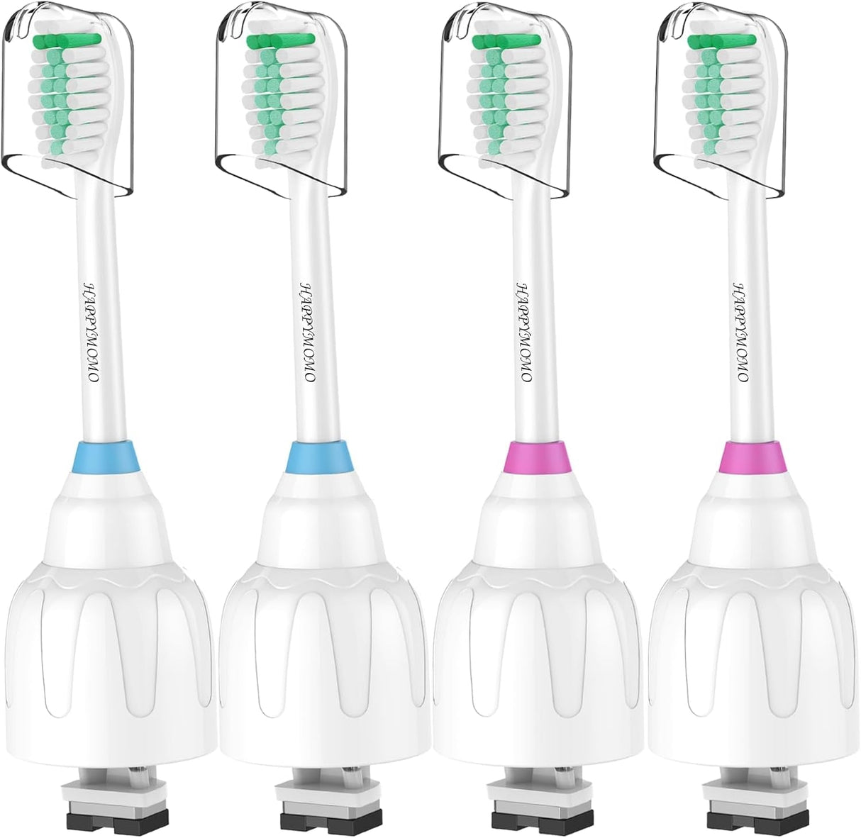 Toothbrush Heads for Philips Sonicare Replacement Brush Heads Medium Soft Dupont Bristles Electric Toothbrush Replacement Heads Fit E-Series Essence Xtreme Elite Advance and Cleancare, 4 Pack