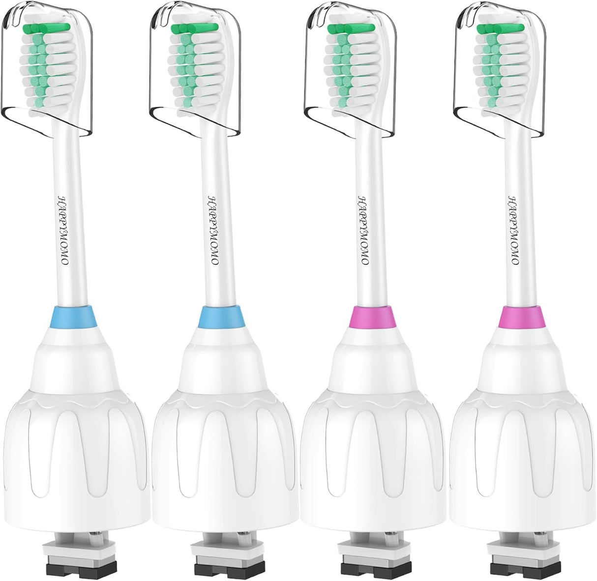 Toothbrush Heads for Philips Sonicare Replacement Brush Heads Medium Soft Dupont Bristles Electric Toothbrush Replacement Heads Fit E-Series Essence Xtreme Elite Advance and Cleancare, 4 Pack
