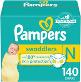 Pampers Swaddlers Diapers - Size 5, One Month Supply (132 Count), Ultra Soft Disposable Baby Diapers
