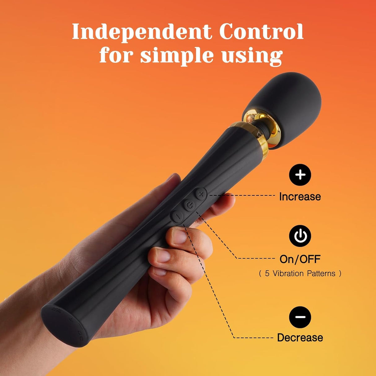 Tracy'S Dog Vibrator - Cordless High-Power Wand Massager for Clitoral Stimulation, Quiet & Waterproof Adult Sex Toys for Women & Couples, Personal Vibrator for Full-Body Massage & Intimate Pleasure