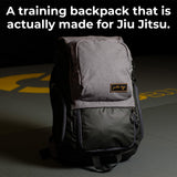 Gold BJJ Jiu Jitsu Backpack - Heavy Duty Gym Bag with Waterproof Gi Pocket