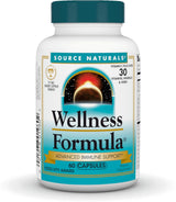 Source Naturals Wellness Formula Bio-Aligned Vitamins & Herbal Defense for Advanced Immune Support* - Dietary Supplement & Immunity Booster - 120 Capsules