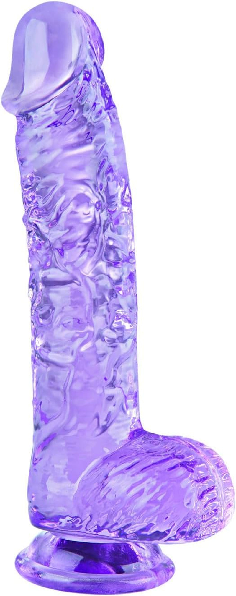 Small Realistic Clear 6 Inch Cute Dildo,Adult Sex Toy with Suction Cup Dildo, Suitable for Beginner Women/Men/Gay with Thin and Slim Poke, Can Be Use for G-Spot and Anal