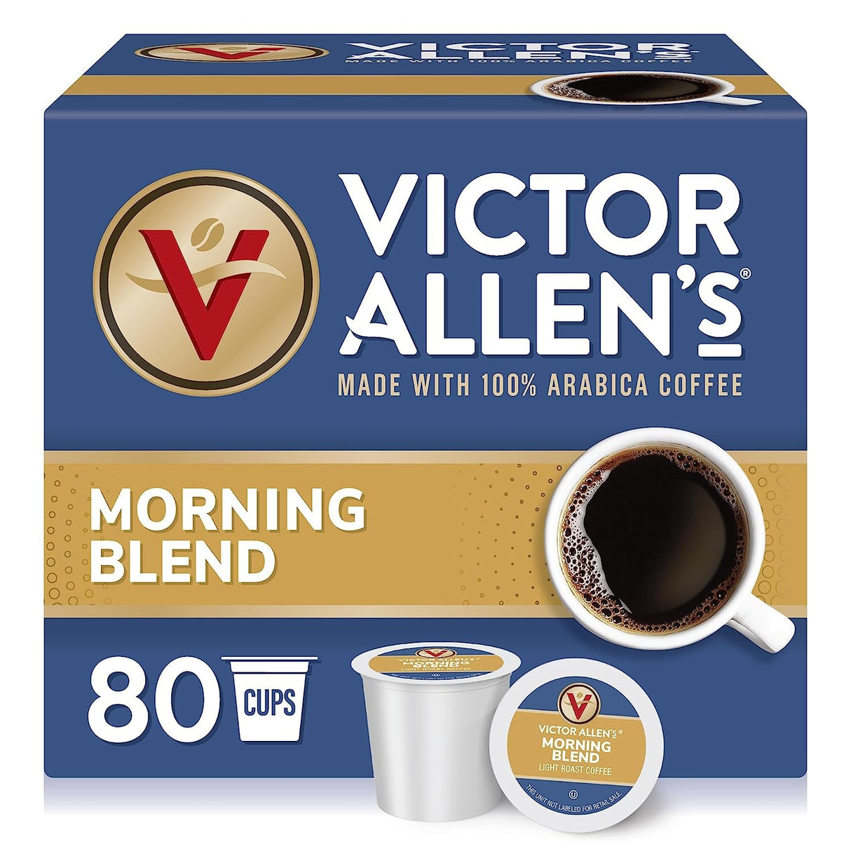 Victor Allen'S Coffee Variety Pack (Morning Blend, 100% Colombian, Donut Shop Blend, and French Roast), 42 Count, Single Serve Coffee Pods for Keurig K-Cup Brewers