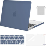 MOSISO Compatible with Macbook Pro 14 Inch Case 2024 2023 2022 2021 M4 M3 M2 M1 Pro Max A3112 A3185 A3401 A2918 A2992 A2779 A2442, Plastic Hard Shell&Keyboard Cover&Screen Film&Pouch, Black