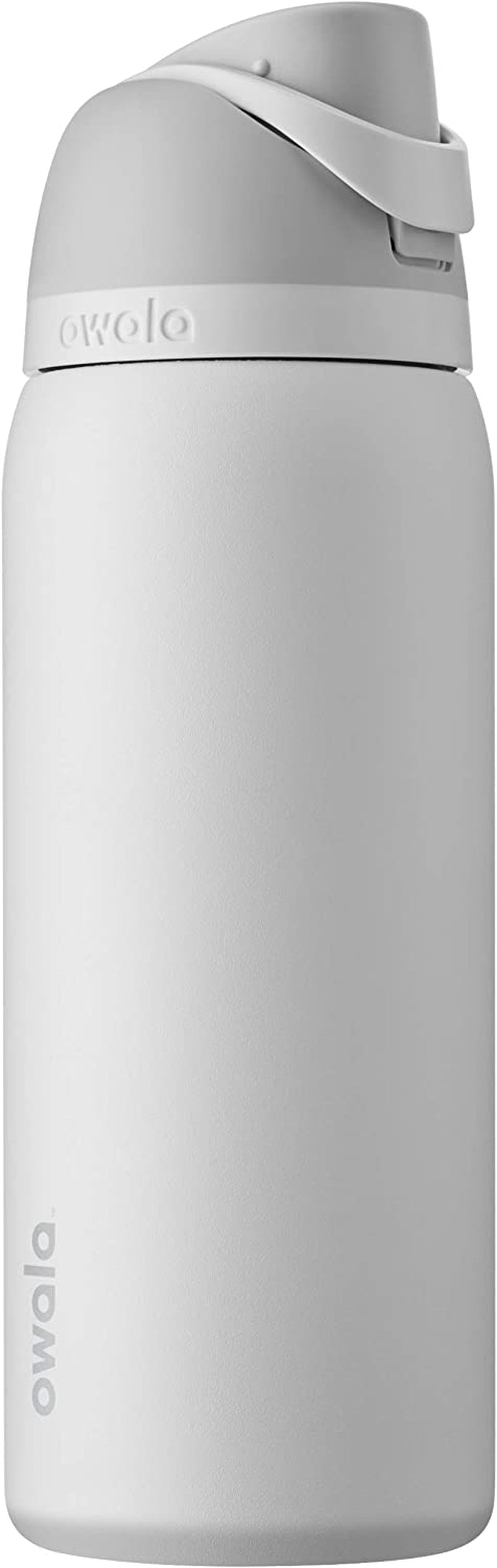 Owala Freesip Insulated Stainless Steel Water Bottle with Straw for Sports, Travel, and School Bpa-Free Sports Water Bottle, 24 Oz, Shy Marshmallow