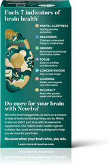 NEURIVA Ultra Decaffeinated Clinically Tested Nootropic Brain Supplement for Mental Alertness, Memory, Focus & Concentration, Cognivive, Neurofactor, Phosphatidylserine, Vitamins B6 B12, 60 Capsules - Supply Center USA