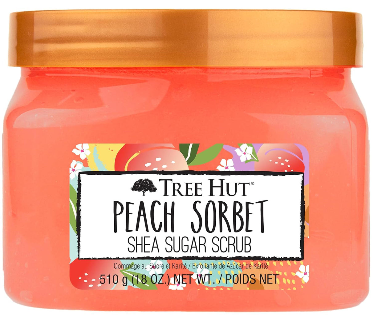 Tree Hut Blue Lagoon Shea Sugar Scrub | Exfoliating Body Scrub Removes Dead, Dry Skin for a Soft & Hydrated Feel | Nourishing Essential Body Care | 18 Fl Oz.