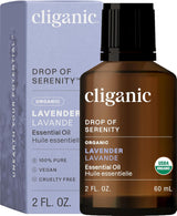 Cliganic Organic Essential Oils Set (Top 5) - 100% Pure Natural - Aromatherapy, Candle Making - Peppermint, Lavender, Eucalyptus, Lemongrass & Orange (Packaging May Vary)