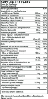 THORNE Basic Prenatal - Well-Researched Folate Multi for Pregnant and Nursing Women Includes 18 Vitamins and Minerals, plus Choline - 90 Capsules - 30 Servings