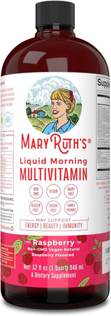 Multivitamin Multimineral for Women Men & Kids by Maryruth'S | No Added Sugar | Vegan Liquid Vitamins for Adults & Kids | Mens, Womens Multivitamin | Energy & Beauty Booster | Non-Gmo | 32 Fl Oz - Supply Center USA