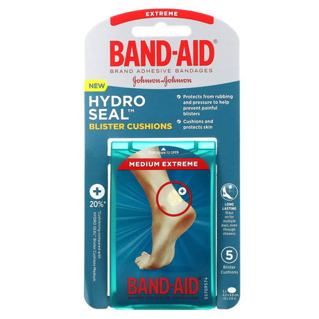 Band Aid, Hydro Seal, Blister Cushions, Medium Extreme, 5 Cushions - Supply Center USA