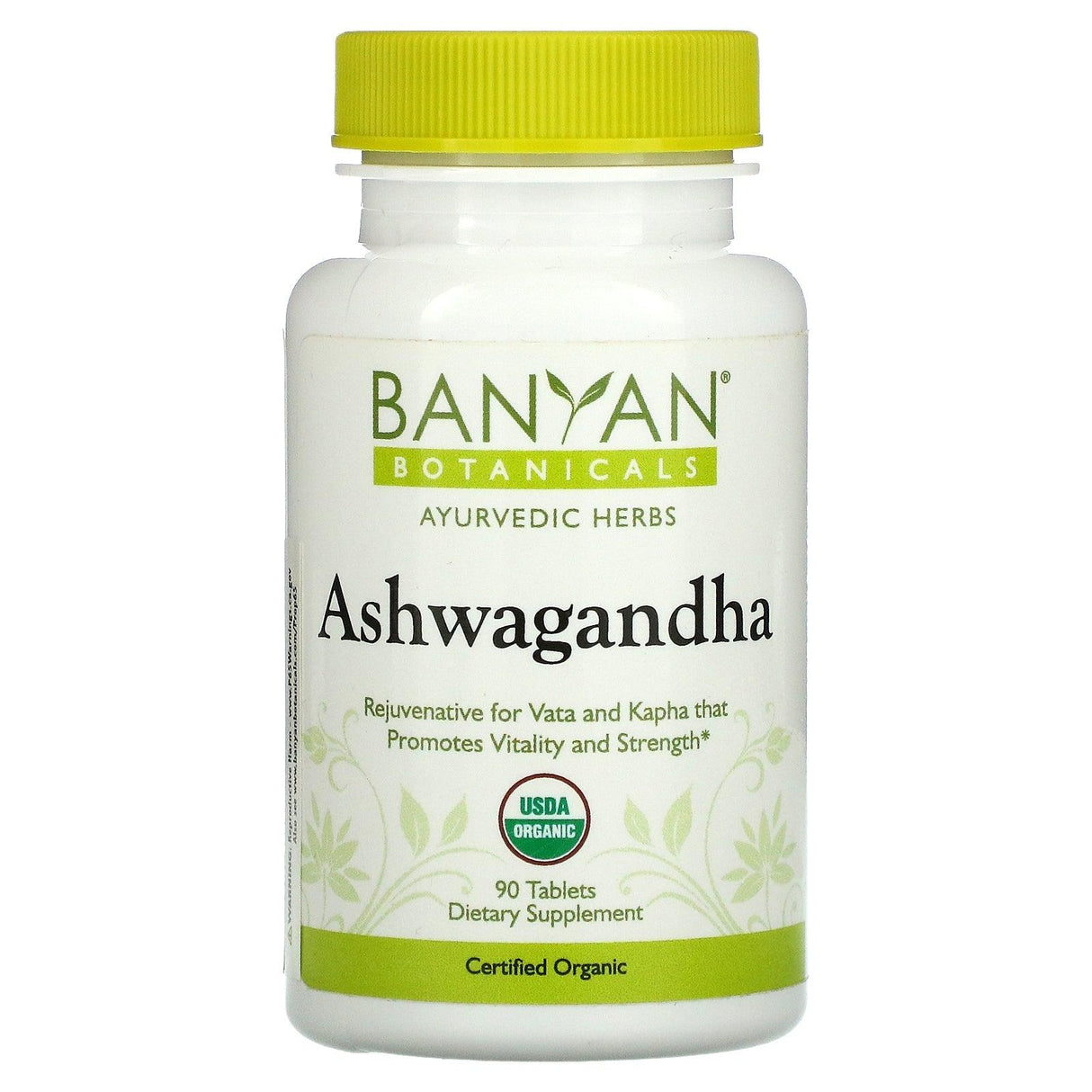 Banyan Botanicals, Ashwagandha, 90 Tablets - Supply Center USA