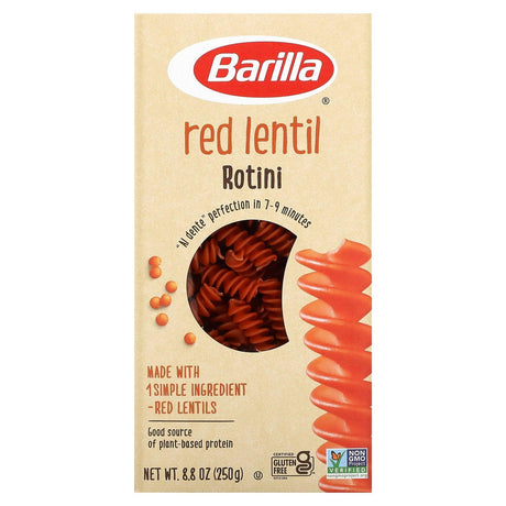 Barilla, Red Lentil Rotini, 8.8 oz (250 g) - Supply Center USA