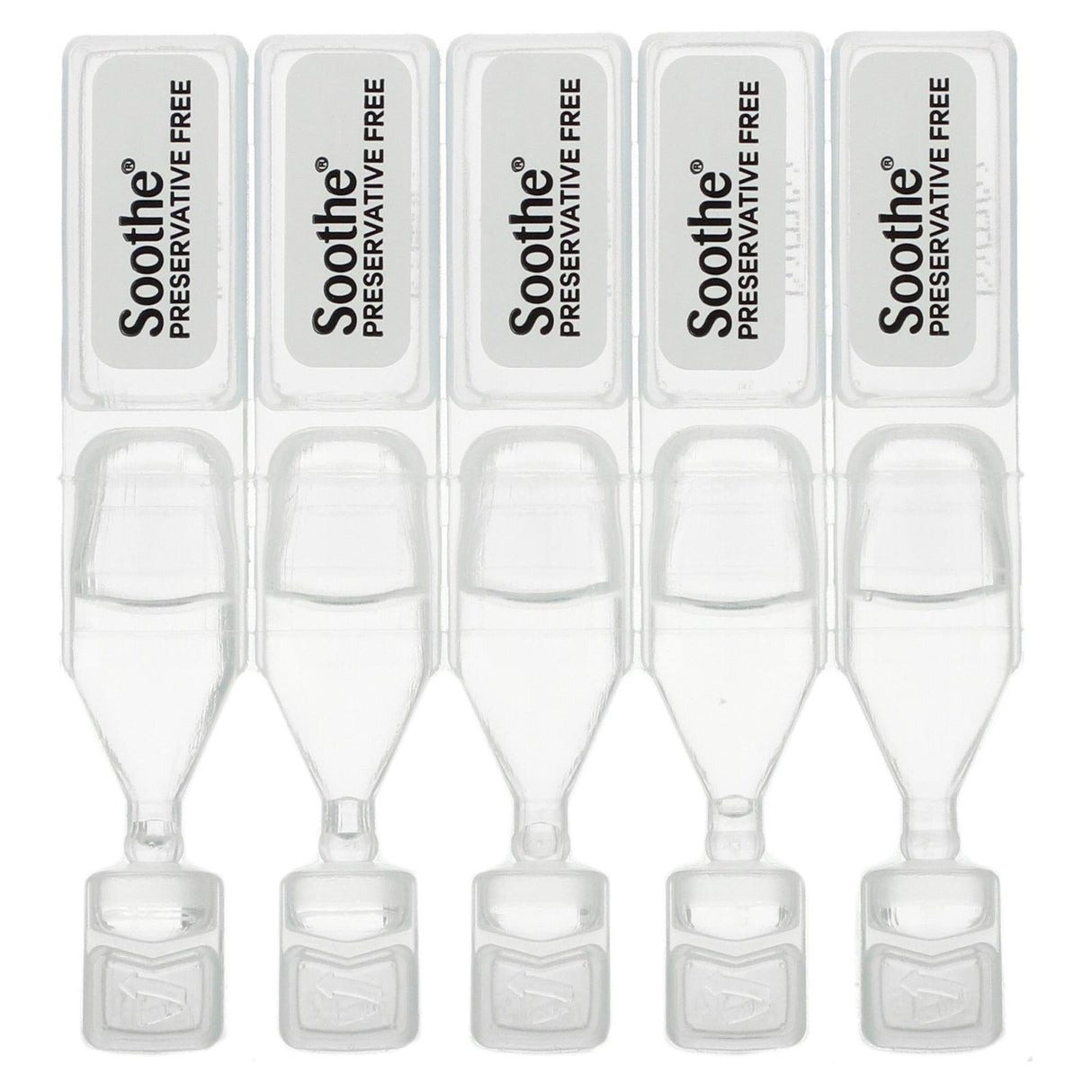 Bausch + Lomb, Soothe, Lubricant Eye Drops, Preservative Free, 30 Single-Use Vials, 0.02 fl oz (0.6 ml) Each - Supply Center USA