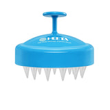 HEETA Shampoo Scalp Brush Massager Hair Growth, Scalp Scrubber with Soft Silicone Bristles for Hair Growth & Dandruff Removal, Hair Brush for Scalp Exfoliator, Black