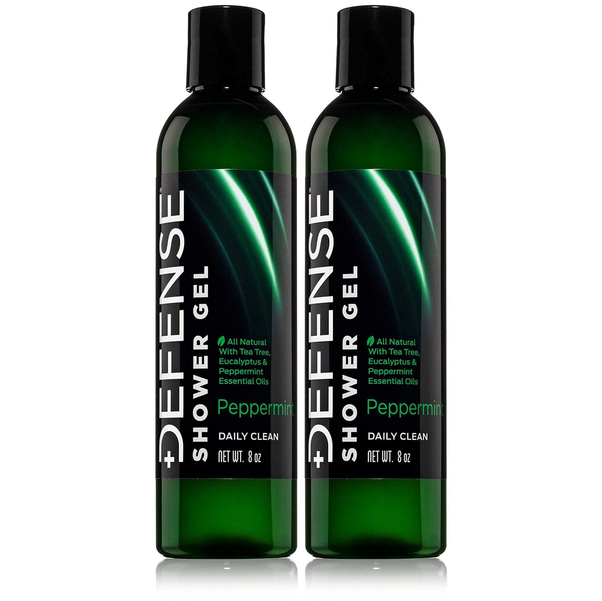 Defense Soap Organic Body Wash - All Natural Shower Gel with Eucalyptus, Aloe Vera. Wrestling Inspired, for All Skin Types. 32 Oz