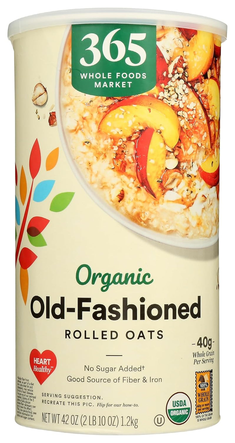 365 by Whole Foods Market, Organic Old-Fashioned Rolled Oats, 42 Ounce