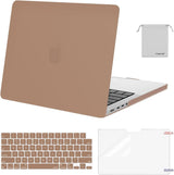 MOSISO Compatible with Macbook Pro 14 Inch Case 2024 2023 2022 2021 M4 M3 M2 M1 Pro Max A3112 A3185 A3401 A2918 A2992 A2779 A2442, Plastic Hard Shell&Keyboard Cover&Screen Film&Pouch, Black