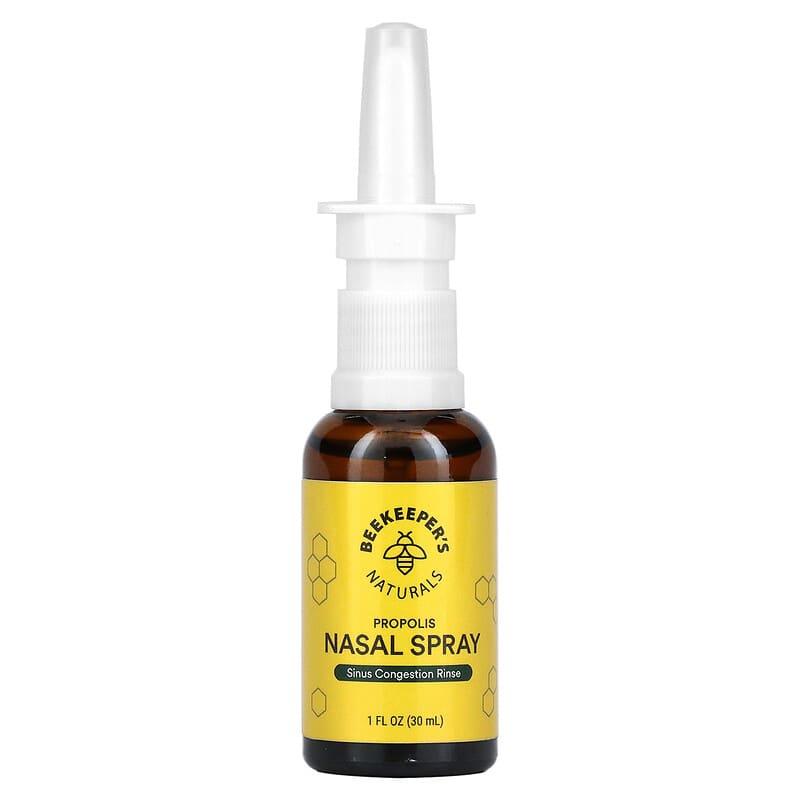 Beekeeper's Naturals, Propolis Nasal Spray, 1 fl oz (30 ml) - Supply Center USA