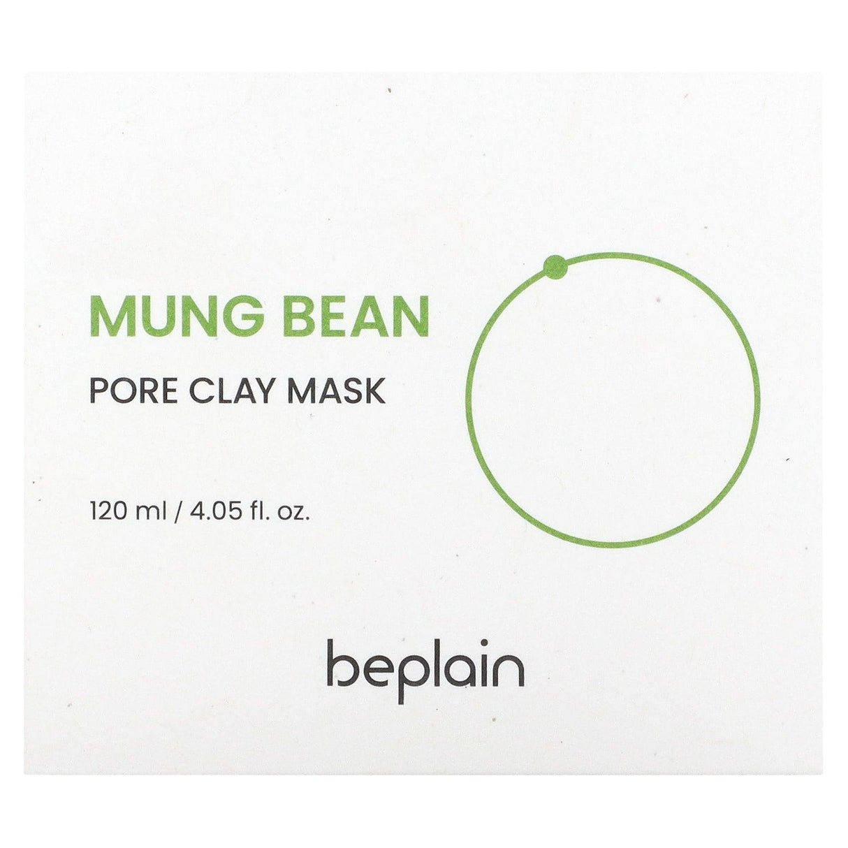Beplain, Mung Bean, Pore Clay Beauty Mask, 4.05 fl oz (120 ml) - Supply Center USA