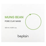 Beplain, Mung Bean, Pore Clay Beauty Mask, 4.05 fl oz (120 ml) - Supply Center USA