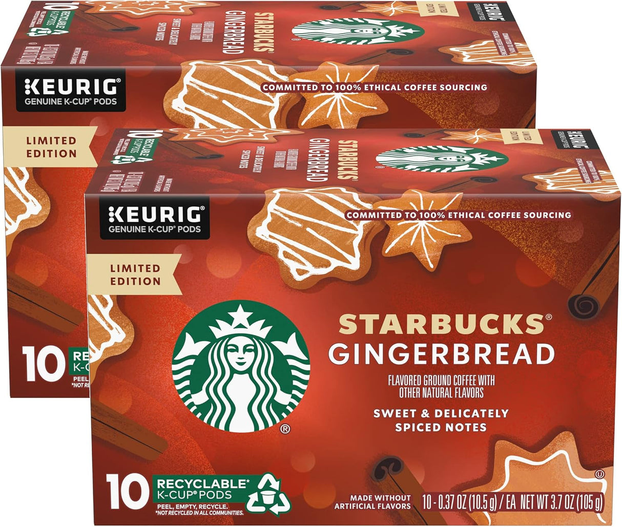 Starbucks K-Cup Coffee Pods, Starbucks Blonde Roast Coffee, Veranda Blend for Keurig Brewers, 100% Arabica, 6 Boxes (60 Pods Total)