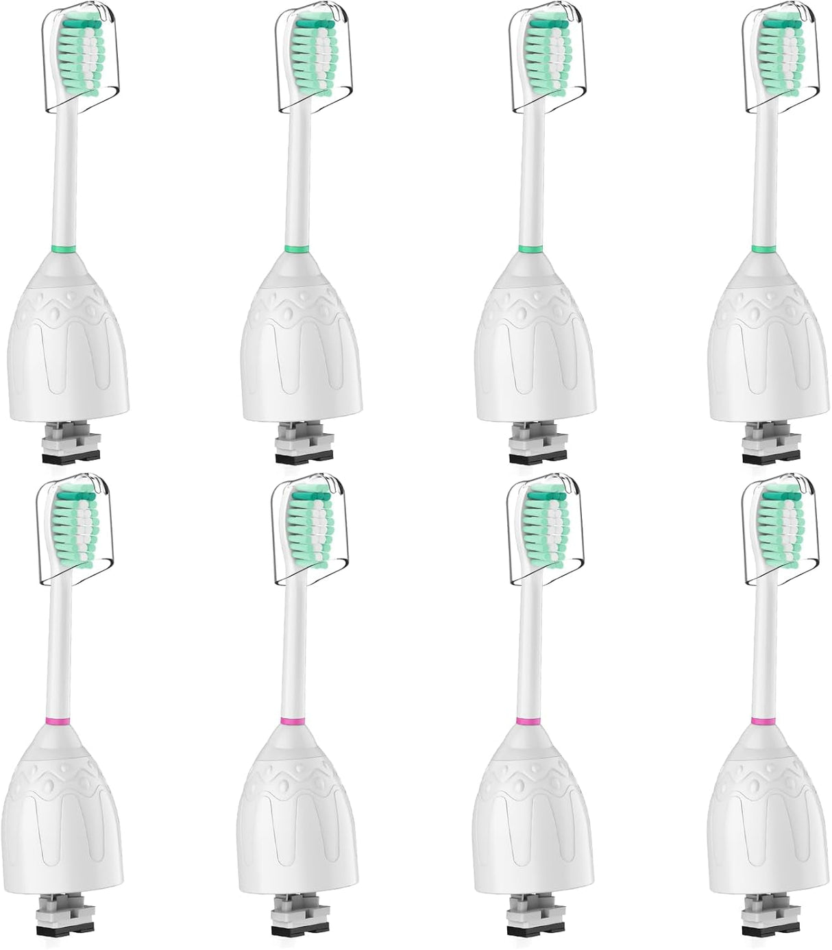 Toothbrush Heads for Philips Sonicare Replacement Brush Heads Medium Soft Dupont Bristles Electric Toothbrush Replacement Heads Fit E-Series Essence Xtreme Elite Advance and Cleancare, 4 Pack