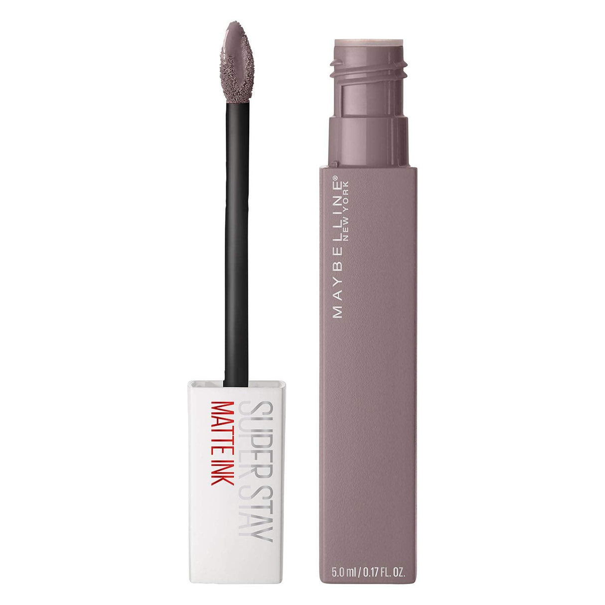 Maybelline Super Stay Matte Ink Liquid Lipstick Makeup, Long Lasting High Impact Color, up to 16H Wear, Lover, Mauve Neutral, 1 Count - Supply Center USA