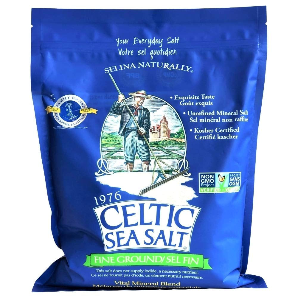 Celtic Sea Salt, Fine Ground, 8 Ounce