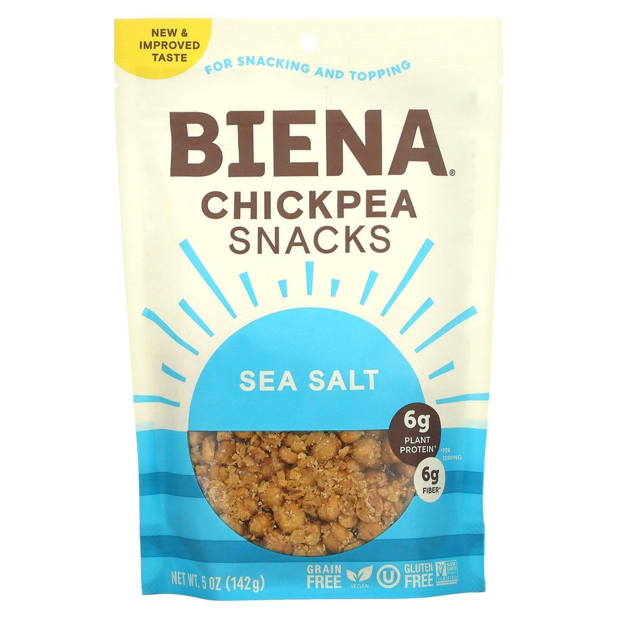 BIENA, Chickpea Snacks, Rockin' Ranch, 5 oz (142 g) - Supply Center USA
