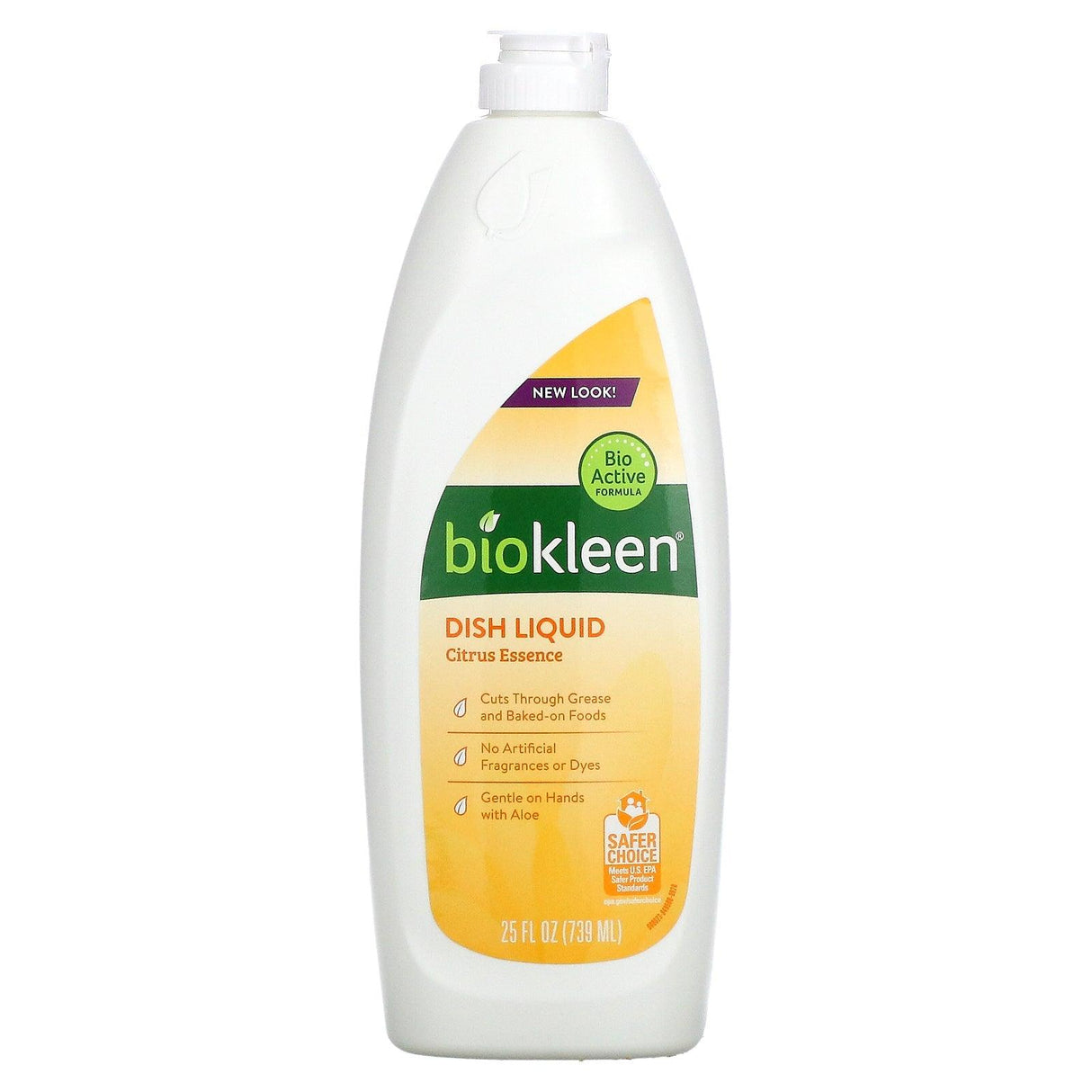 Biokleen, Dish Liquid, Free & Clear, 25 fl oz (739 ml) - Supply Center USA