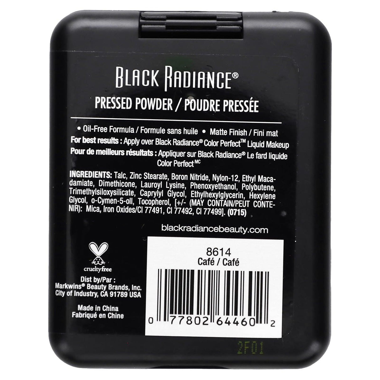 Black Radiance, Pressed Powder, 8614 Cafe, 0.28 oz (7.8 g) - Supply Center USA