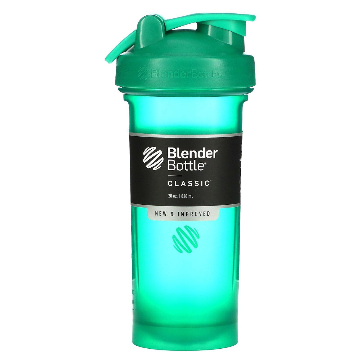Blender Bottle, Classic with Loop, Emerald Green, 28 oz (828 ml) - Supply Center USA