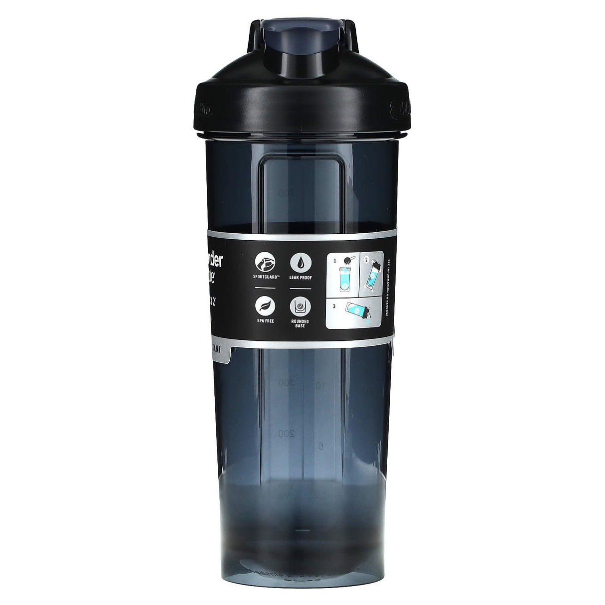 Blender Bottle, Pro Series, Pro32, FC Black, 32 oz (946 ml) - Supply Center USA