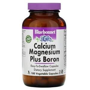 Bluebonnet Nutrition, Calcium Magnesium Plus Boron, 180 Vegetarian Capsules - Supply Center USA