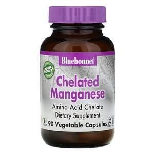 Bluebonnet Nutrition, Chelated Manganese, 90 Vcaps - Supply Center USA