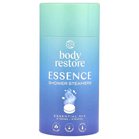 Body Restore, Essence Shower Steamers, Essential Mix, 6 Tablets, 5.3 oz - Supply Center USA